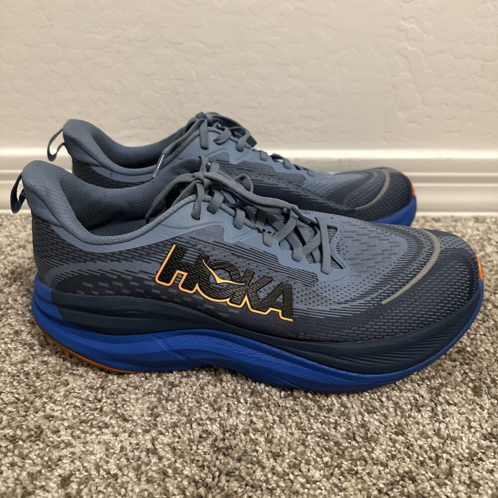 HOKA Skyflow Downpour/Thunder Cloud Athletic Running Shoes Men’s Size 10.5 2E